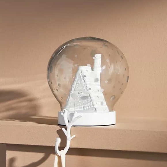 Anthropologie Holiday Anthropologie Cabin Snow Globe Stocking